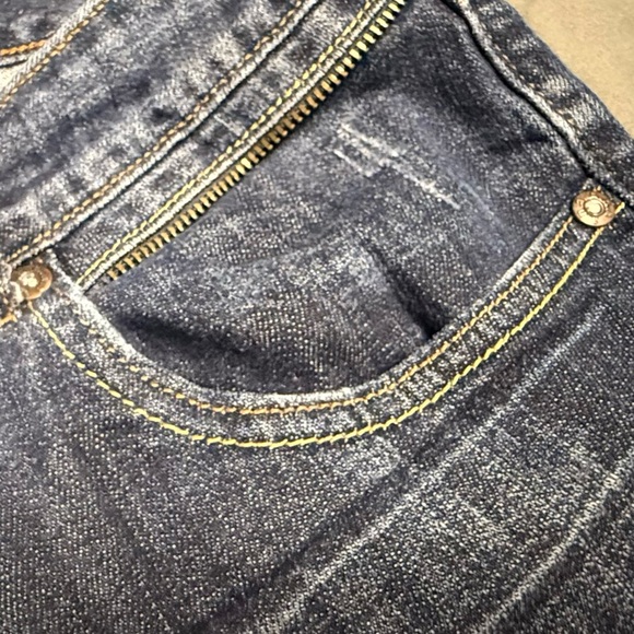 a.n.a Distressed Blue Jean Shorts - Picture 5 of 6